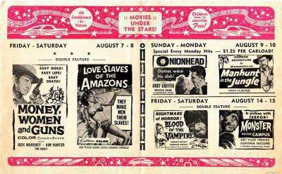 Meredith Drive-In Theatre - Old Flyer (newer photo)